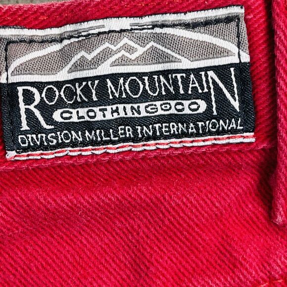 Vintage Rocky Mountain Jeans Womens 23 High Rise Straight Leg Western 34 Inseam - Picture 12 of 13